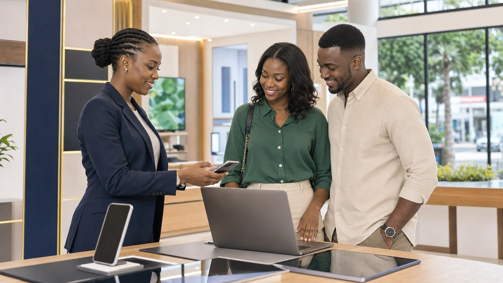 Conseillère SCTG accompagnant une cliente